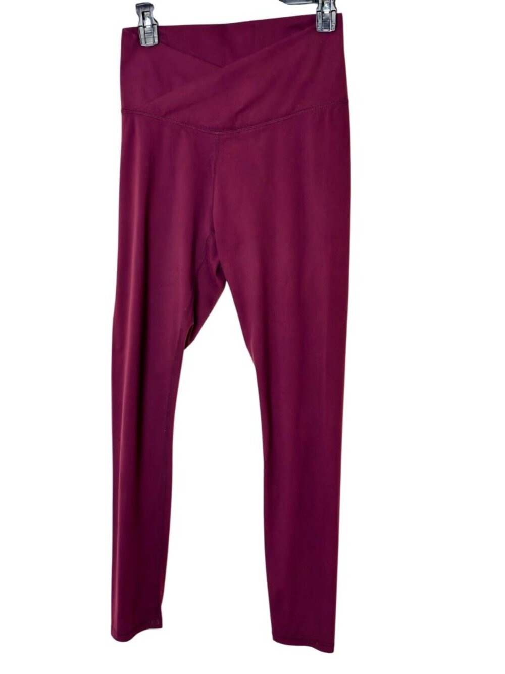 Paragon Leggings L High-Waisted Burgundy Stretchy Yoga Comfy Training Running